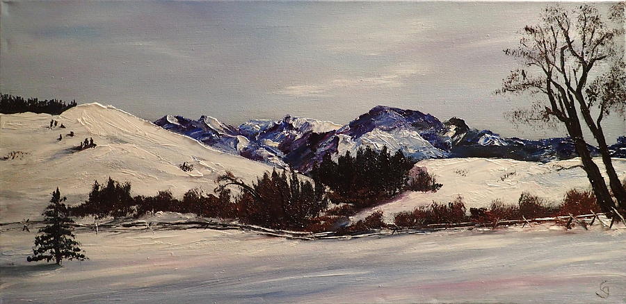 Squaw Creek  Madison Range      3 Painting by Cheryl Nancy Ann Gordon