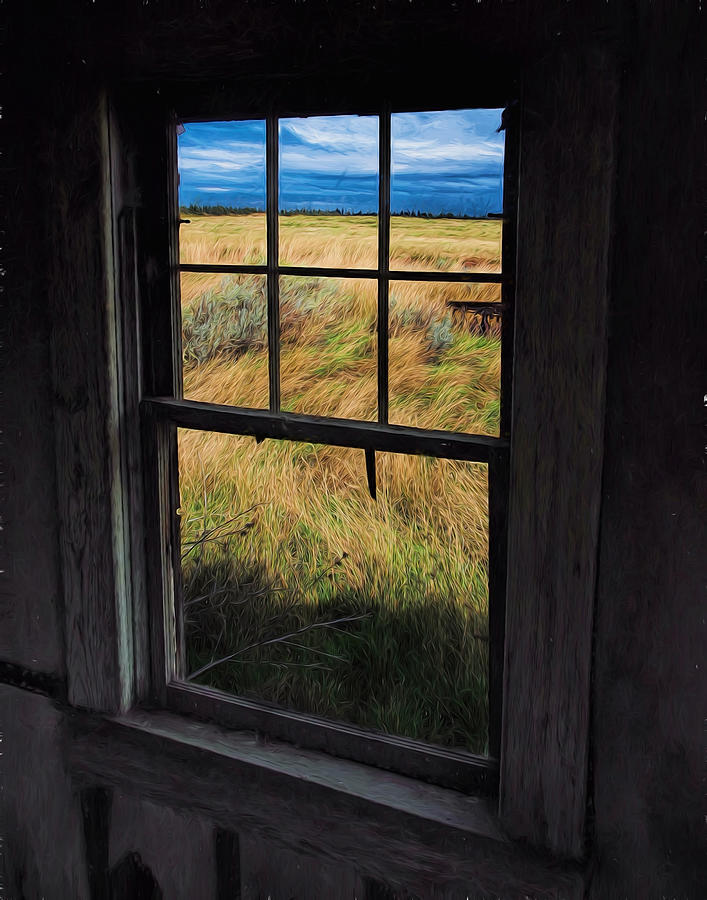 Montana Mine Cabin View by Don Keisling Montana Mine Cabin View by Don Keisling