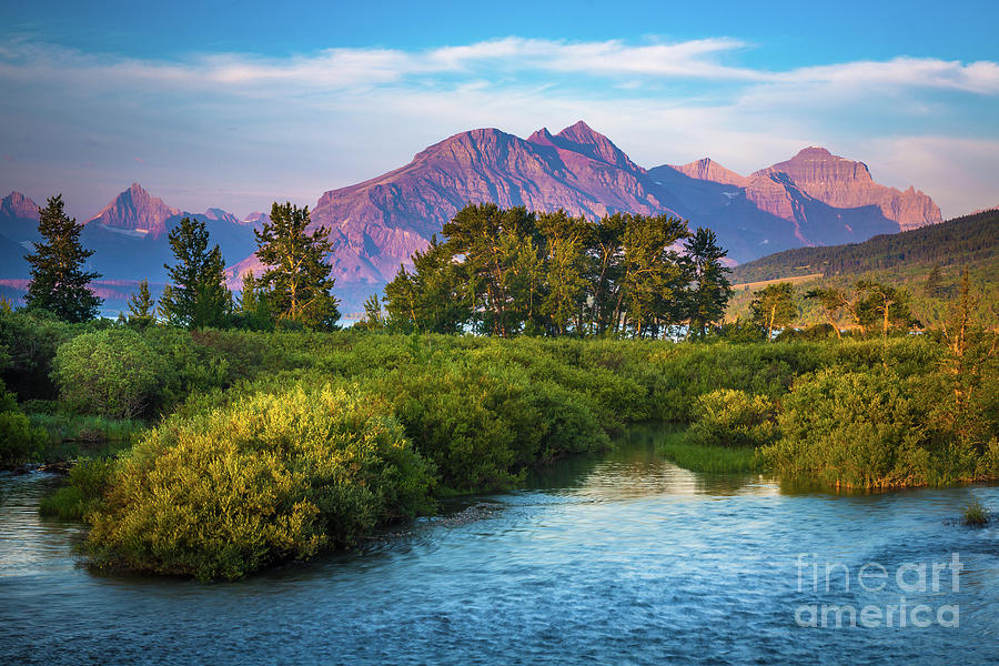 Montana Purple Mountains Photograph by Inge Johnsson