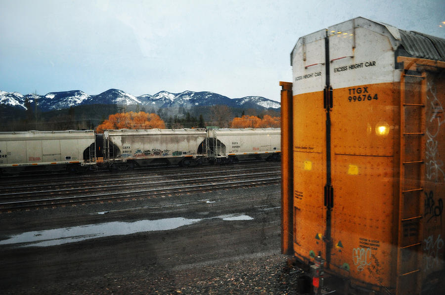 The Great Train Robbery Photograph - Montana Railroad by Kyle Hanson