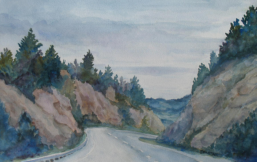 Montana Road Trip Painting by Jenny Armitage