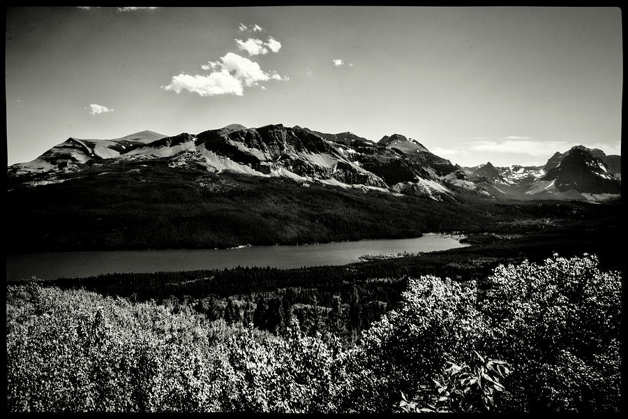 Glacier National Park Photograph - Montana Rockies and St. Marys Lake by Roger Passman