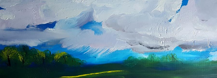 Montana Spring Snow Storm      25 Painting by Cheryl Nancy Ann Gordon
