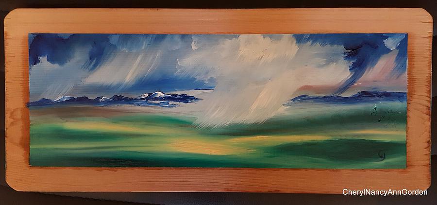 Montana Spring Storms      20 Painting by Cheryl Nancy Ann Gordon