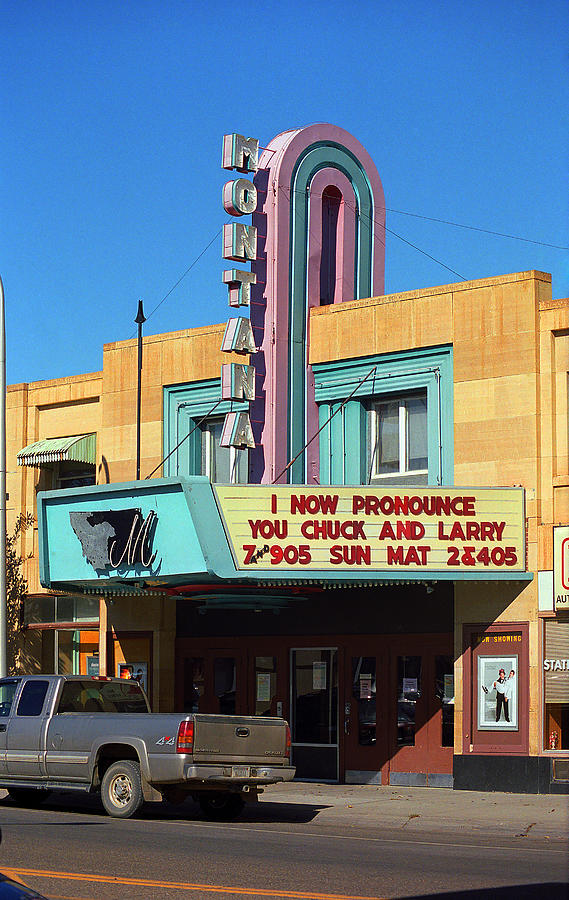 Miles City, Montana - Theater Marquee 2007 #1 Photograph by Frank Romeo