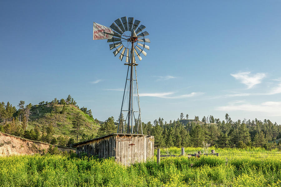 Montana Windmill Photograph by Todd Klassy