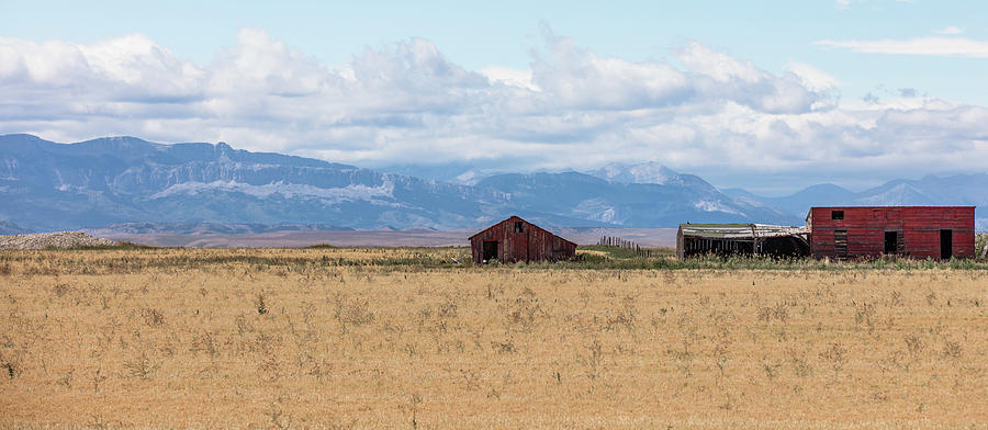 Montata Ranch Among Mountains  Photograph by John McGraw