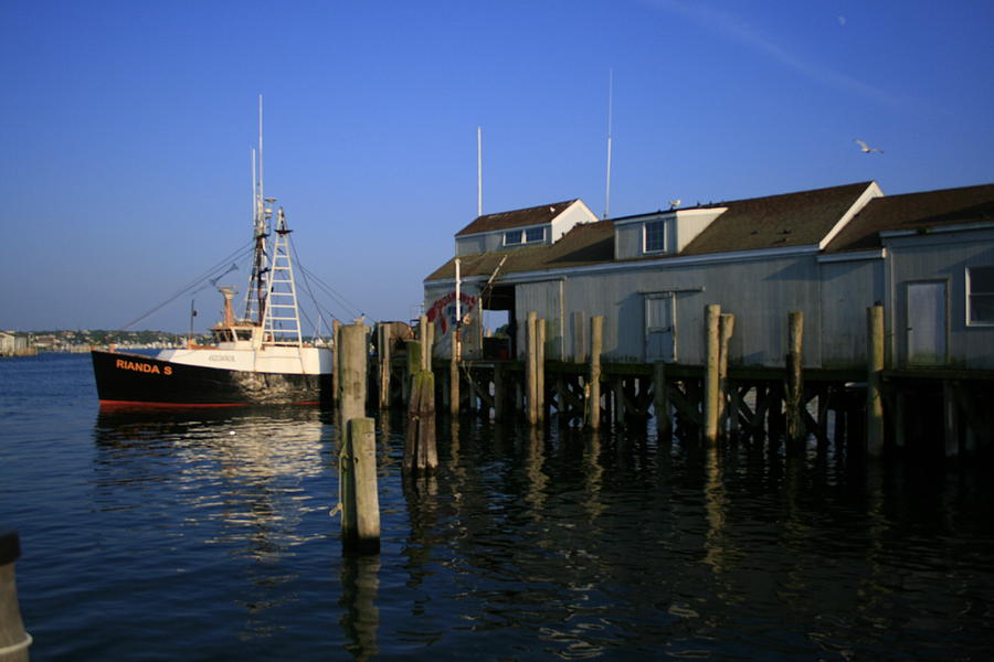 Montauk Dock Photograph by Christopher J Kirby
