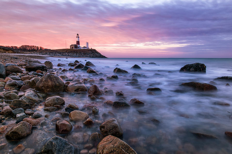 Sunset Photograph - Montauk Lighthouse by Marcelo Barrera