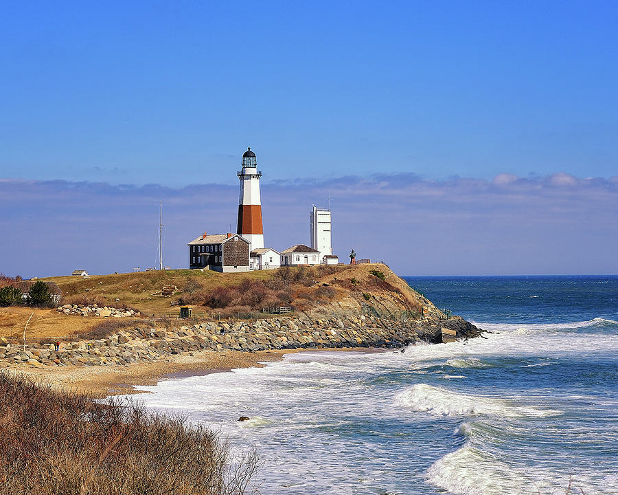 Montauk Point from Camp Hero Photograph by Tim Doubrava | Fine Art America