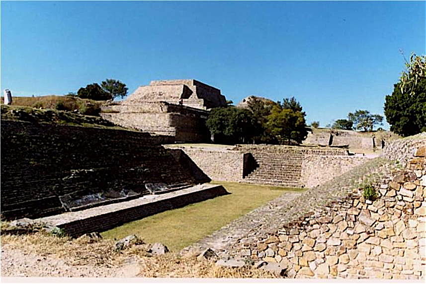 Monte Alban Photograph - Monte Alban Ball Court by Michael Peychich