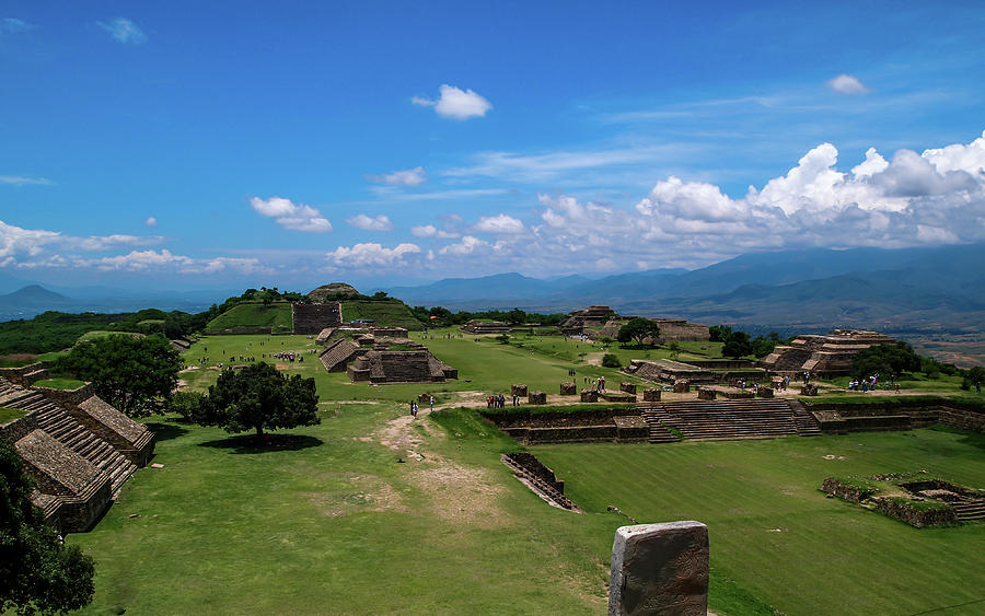 Monte Alban Photograph by Fred  Boehm