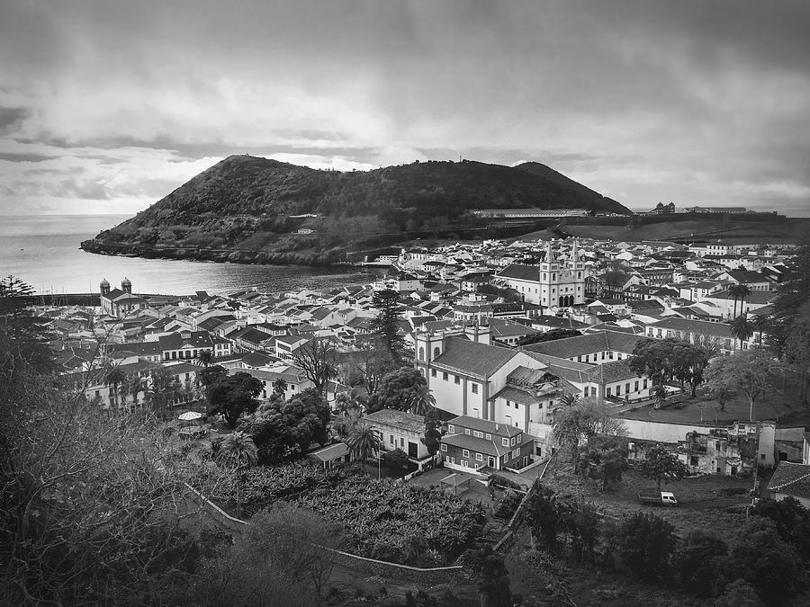 Monte Brasil and Angra do Heroismo, Terceira Island, Azores Photograph by Kelly Hazel