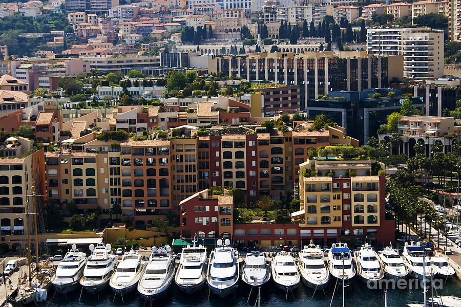 Monte Carlo Bay In Monaco Photograph