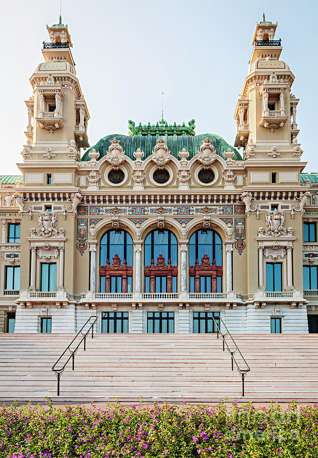 Monte Carlo Casino In Monaco Photograph