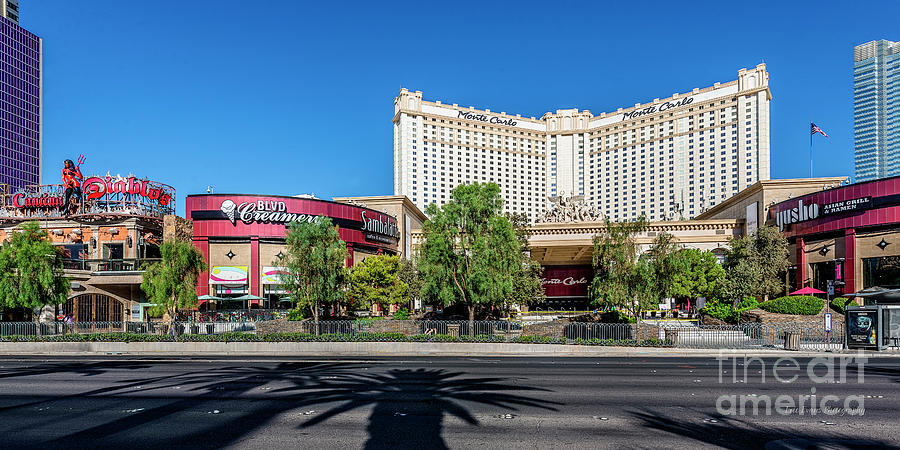 Las Vegas Photograph - Monte Carlo Casino Las Vegas 2 to 1 Ratio by Aloha Art