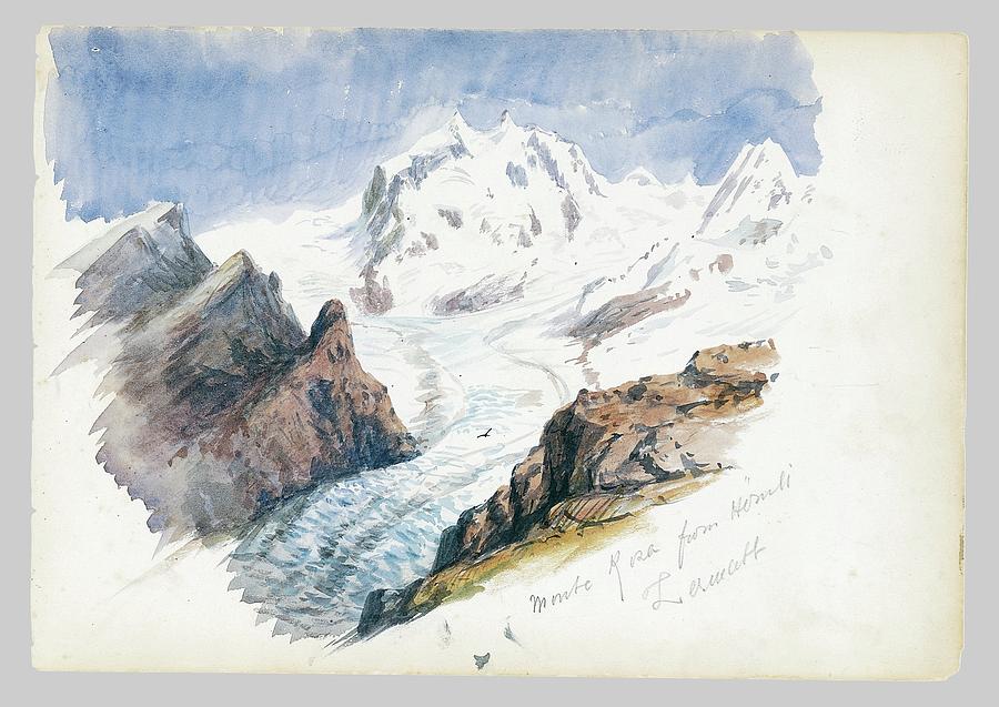 John Singer Sargent Painting - Monte Rosa from Hornli by John Singer Sargent