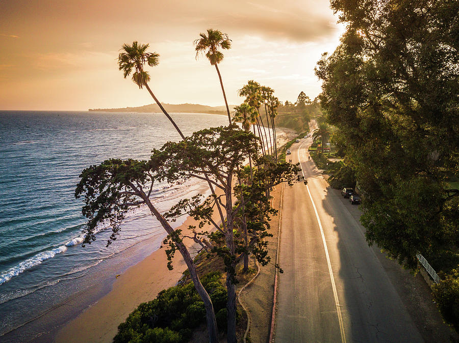 Sunset Photograph - Montecito - Fly Away With Me by Seascaping Photography