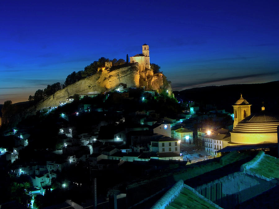 Montefrio by night Photograph by Chris North - Fine Art America