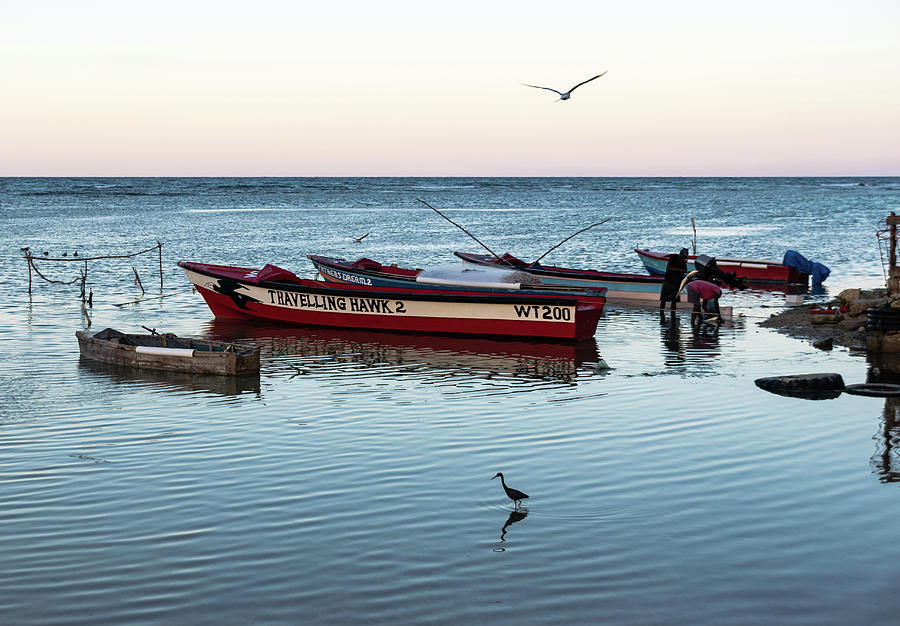Montego Bay Fishing Scene Photograph by Steven Richman