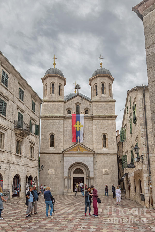 Montenegro Kotor Church of Saint Nicholas Photograph by Antony McAulay