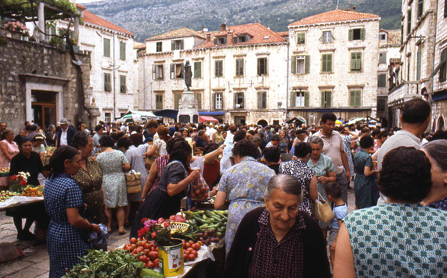 Montenegro Market 1969 Photograph by Erik Falkensteen