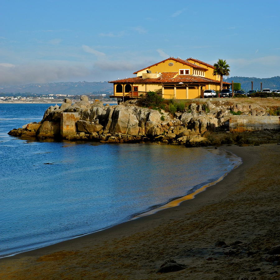 Beach Photograph - Monterey Bay Restaurant by Kirsten Giving