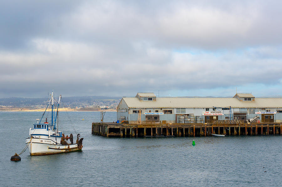 Monterey Commercial Wharf Photograph by Derek Dean