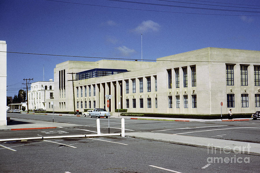 Monterey Photograph - Monterey County Courthouse, Salinas April 1959 by Monterey County Historical Society