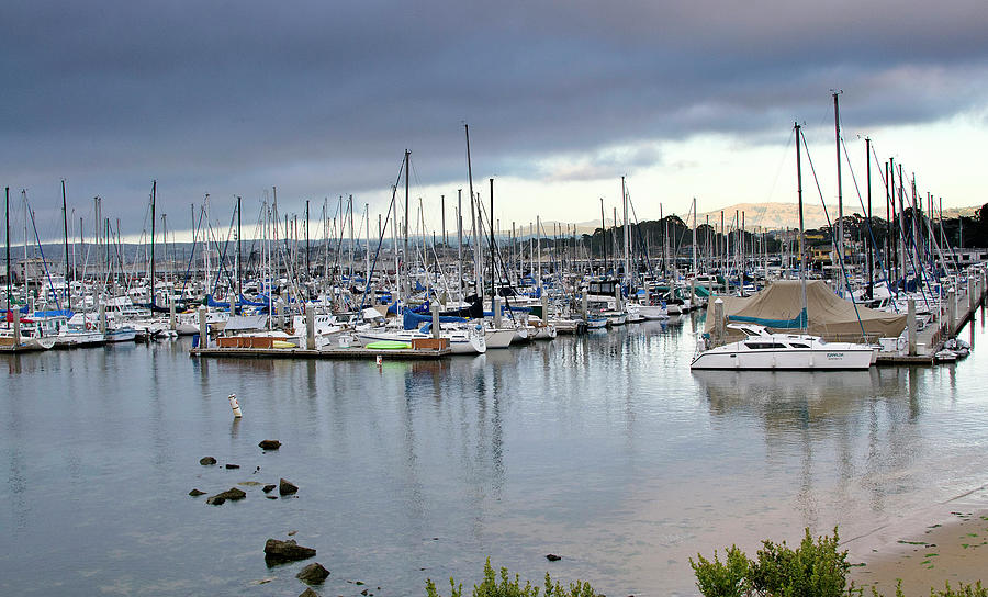Boat Photograph - Monterey Harbor - California by Brendan Reals