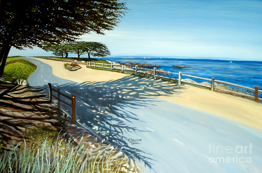 Monterey Shadows Painting by Elizabeth Robinette Tyndall