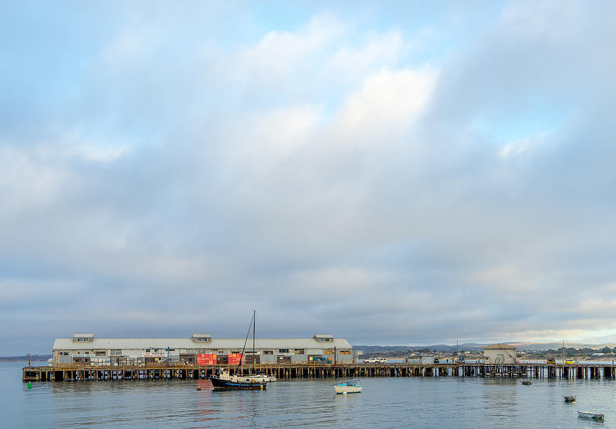Montereys Commercial Wharf Photograph by Derek Dean