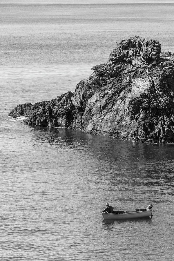 Monterosso Fisherman and Boat  Photograph by John McGraw