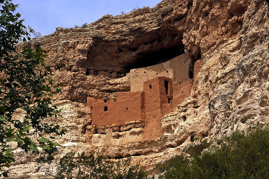 Montezuma Castle Cliff Dwellings Photograph by Sally Weigand