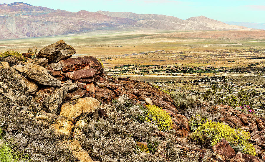 Montezuma Rd-Borrego Valley View Photograph by Daniel Hebard