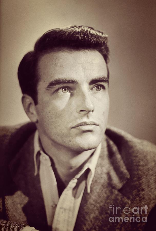 Montgomery Clift, Vintage Movie Star Photograph by Esoterica Art Agency