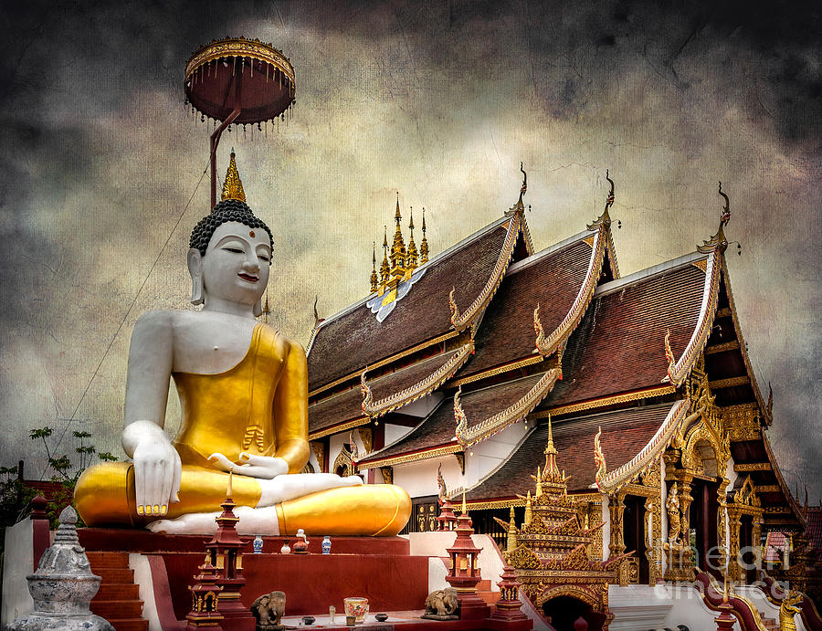 Monthian Temple Buddha Photograph by Adrian Evans