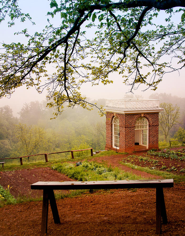 Monticello Garden Pavilion Photograph by Hermes Fine Art