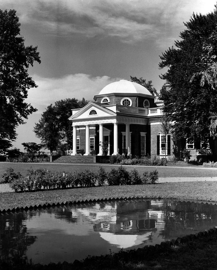 Monticello, Home Of Thomas Jefferson Photograph by Everett - Fine Art ...