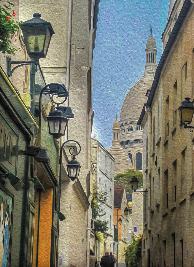 Montmartre Alley Photograph by Rich Isaacman
