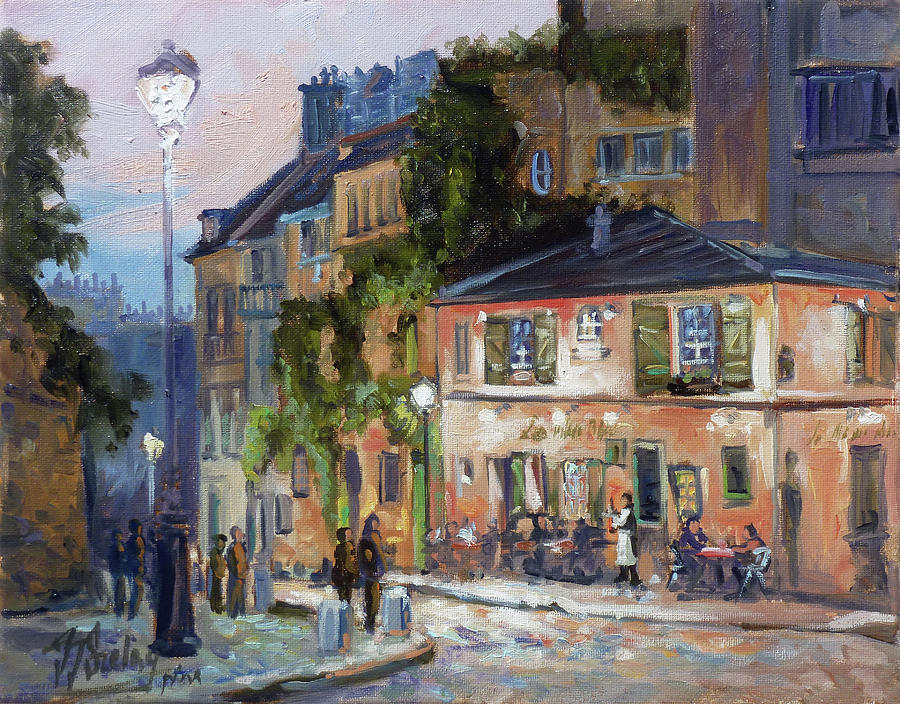 Montmartre, Paris Painting by Irek Szelag