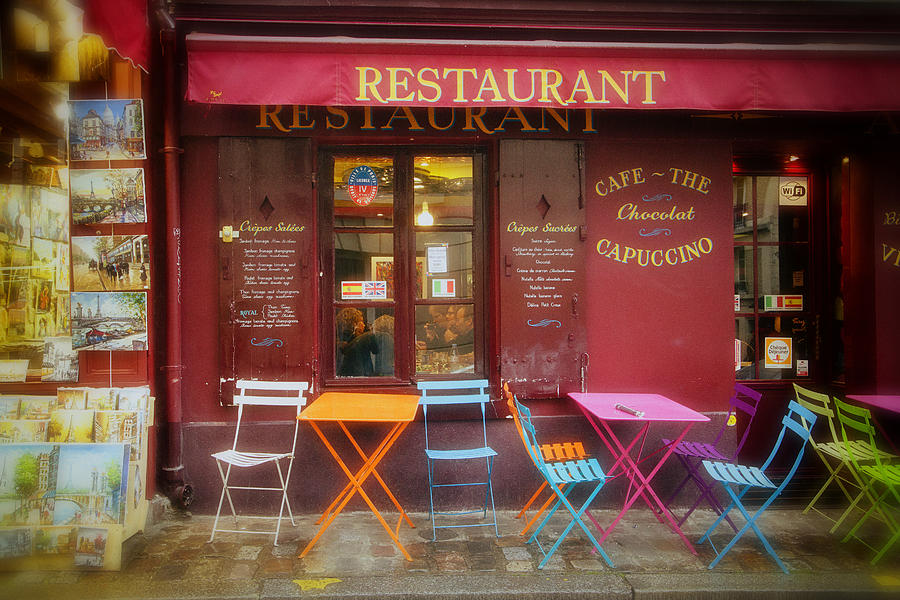 Montmartre Restaurant Photograph by Gigi Ebert