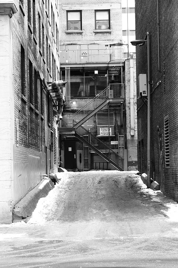 Montreal Alley Photograph by Kreddible Trout