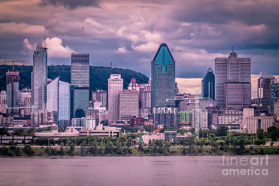 Montreal cityscape Photograph by Claudia M Photography