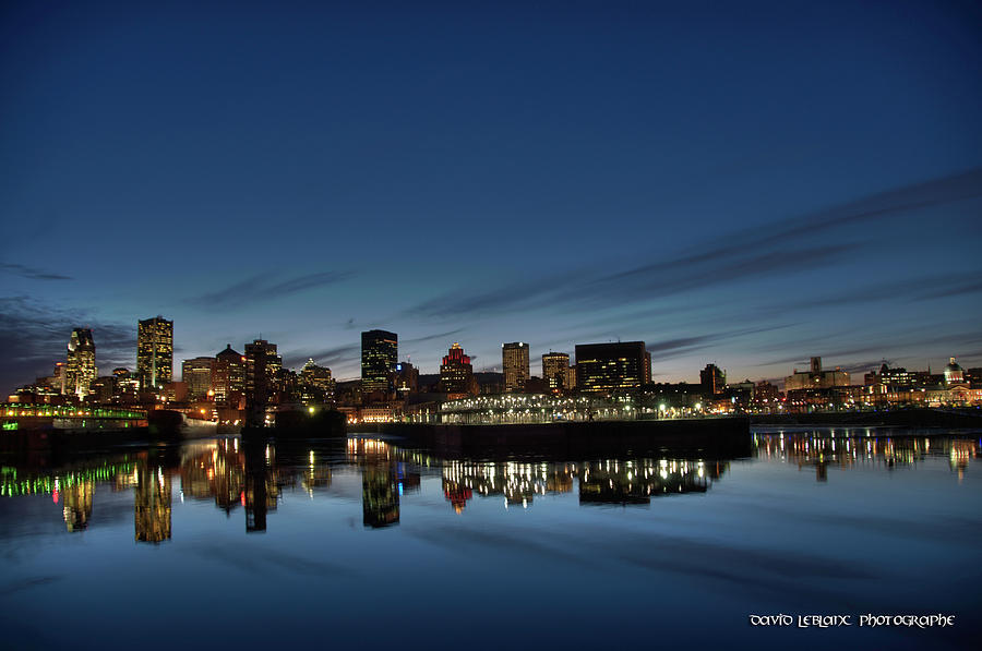 Montreal cold sunset Photograph by David Leblanc - Pixels