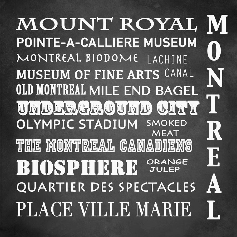 Montreal Famous Landmarks Digital Art by Patricia Lintner
