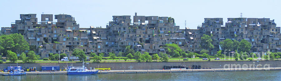 Architecture Photograph - Montreal Habitat 1 by Randall Weidner