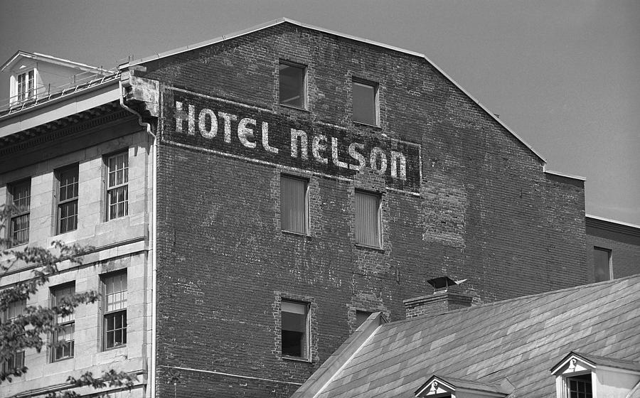Montreal - Hotel Nelson BW Photograph by Frank Romeo
