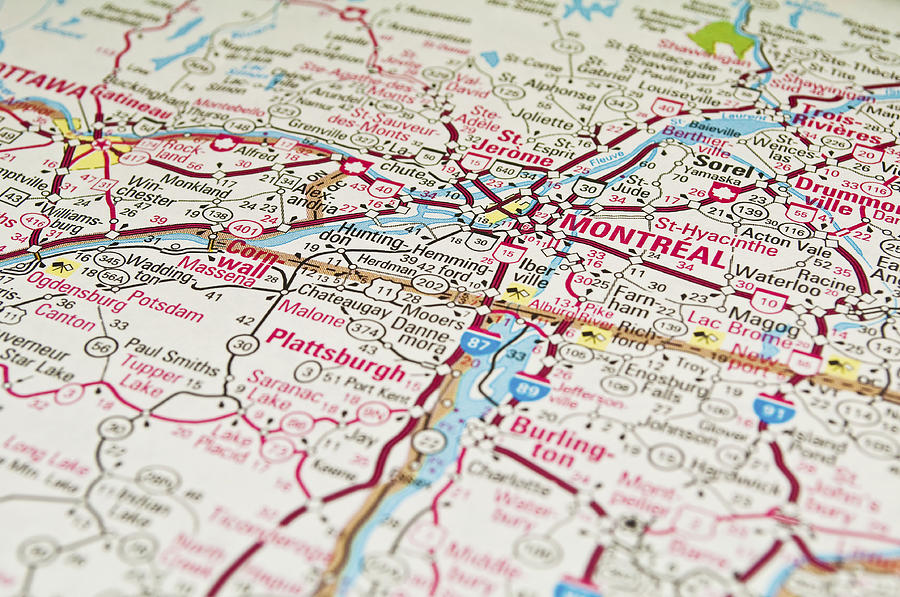 Montreal Map Quebec