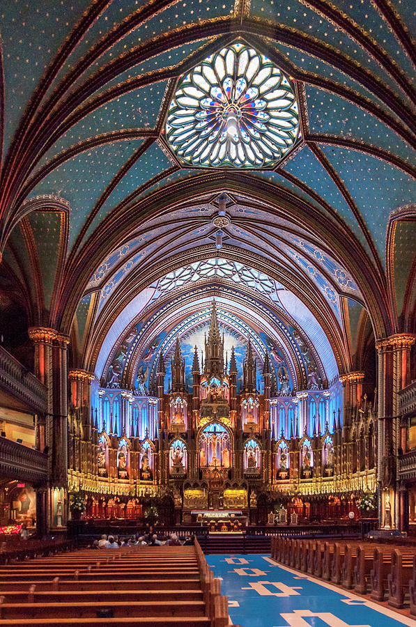 Montreal Notre Dame Basilica Photograph by Ginger Stein